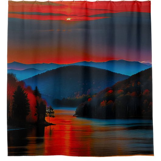 Appalachen 003 douchegordijn (Voorkant)