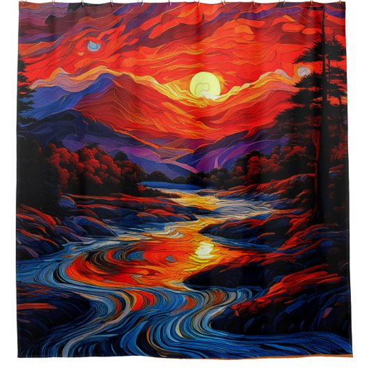 Appalachen 004 douchegordijn (Voorkant)