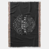 Appalachia Moonshine Label Deken (Voorkant Verticaal)