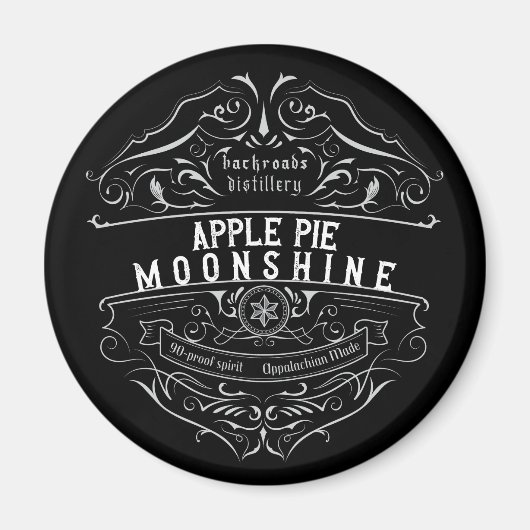 Appalachia Moonshine Label Magneet (Voorkant)