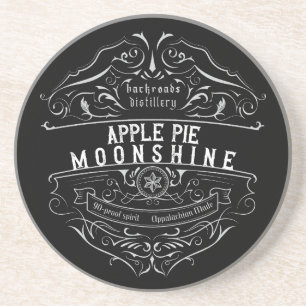Appalachia Moonshine Label Zandsteen Onderzetter