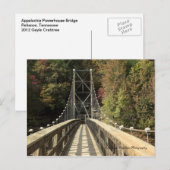 Appalachia Powerhouse Bridge in Reliance, Tennesse Briefkaart (Voorkant / Achterkant)