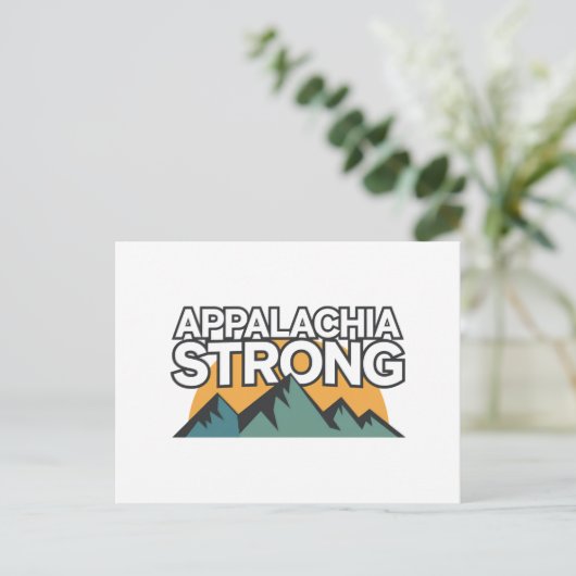 Appalachia Sterk Briefkaart (Staand voorkant)