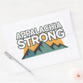 Appalachia Sterk Rechthoekige Sticker (Envelop)