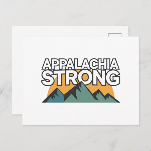 Appalachia Strong Briefkaart (Voorkant / Achterkant)