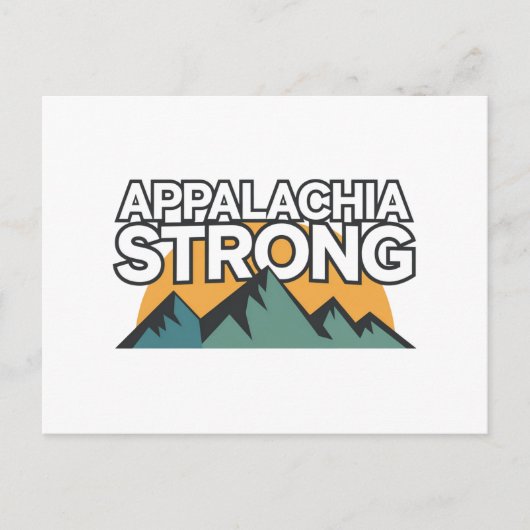 Appalachia Strong Briefkaart (Voorkant)