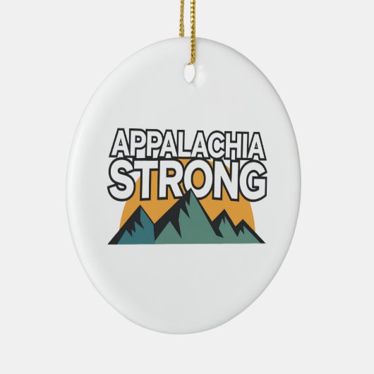 Appalachia Strong Keramisch Ornament (Rechts)