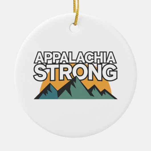 Appalachia Strong Keramisch Ornament (Voorkant)