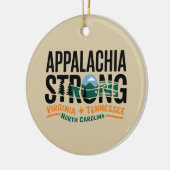 Appalachia Strong Mountain Outdoors Hiking NC Keramisch Ornament (Links)
