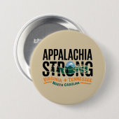 Appalachia Strong Mountain Outdoors Hiking NC Ronde Button 7,6 Cm (Voorkant /achterkant)