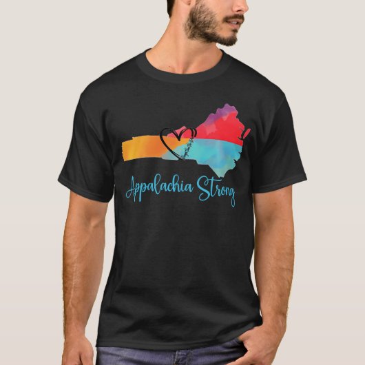 Appalachia Strong NC Mountains T-shirt (Voorkant)