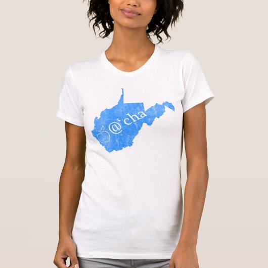 Appalachia West Virginia T-shirt voor vrouwen (Voorkant)