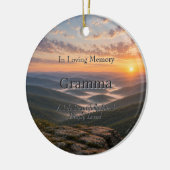 Appalachian Berg Herdenkingsfoto Ornament (Links)