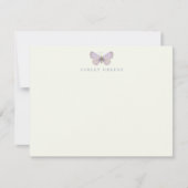 Appalachian Blue Butterfly Flat Note Card Notitiekaartje (Voorkant)