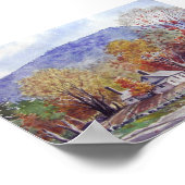 Appalachian Blue Hills-poster Poster (Hoek)