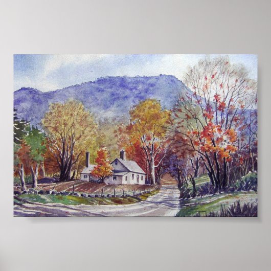 Appalachian Blue Hills-poster Poster (Voorkant)