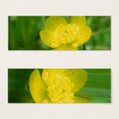 Appalachian Buttercup Bladwijzer Mini Visitekaartjes (Voorkant /achterkant)