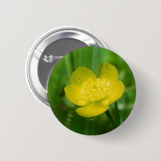 Appalachian Buttercup Button (Voorkant /achterkant)
