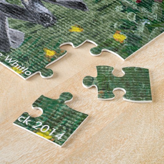 Appalachian Cabin Puzzle Legpuzzel (Zijkant)