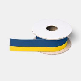 Appalachian Gold en Blue-Striped Ribbon Satijnen Lint