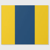 Appalachian Gold- en Blue Wrapping Paper Cadeaupapier (Vlak)