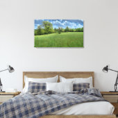 Appalachian Green Canvas Print (Insitu (Slaapkamer))