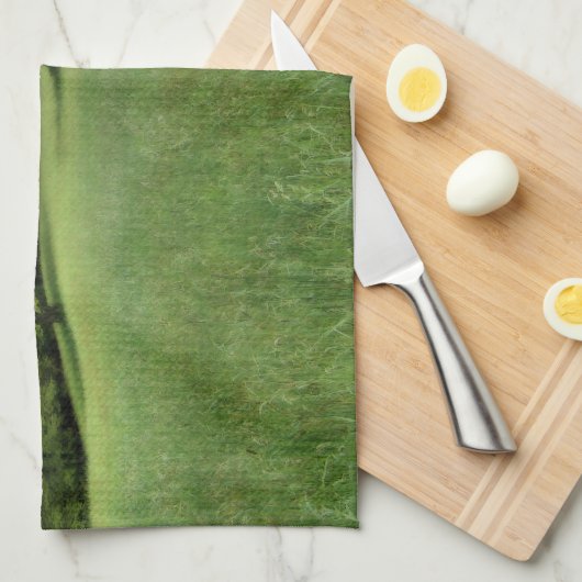 Appalachian Green Kitchen Towel Theedoek (Quarter Fold)
