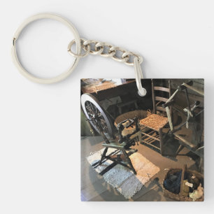 Appalachian Home Life at Mabry Mill, Virginia Post Sleutelhanger