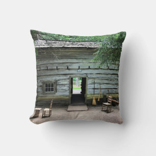 Appalachian Home op Mabry Mill, Virginia Kussen