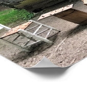 Appalachian Home op Mabry Mill, Virginia Poster (Hoek)