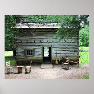 Appalachian Home op Mabry Mill, Virginia Poster