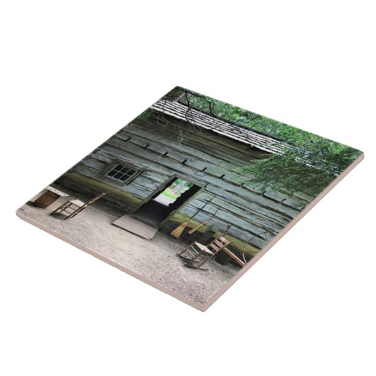 Appalachian Home op Mabry Mill, Virginia Tegeltje (Zijkant)