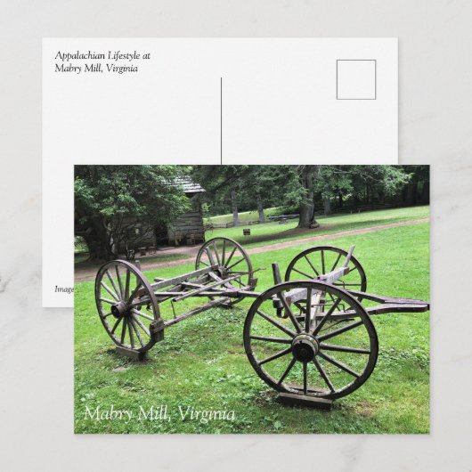 Appalachian Lifestyle in Mabry Mill, Virginia Briefkaart (Voorkant / Achterkant)