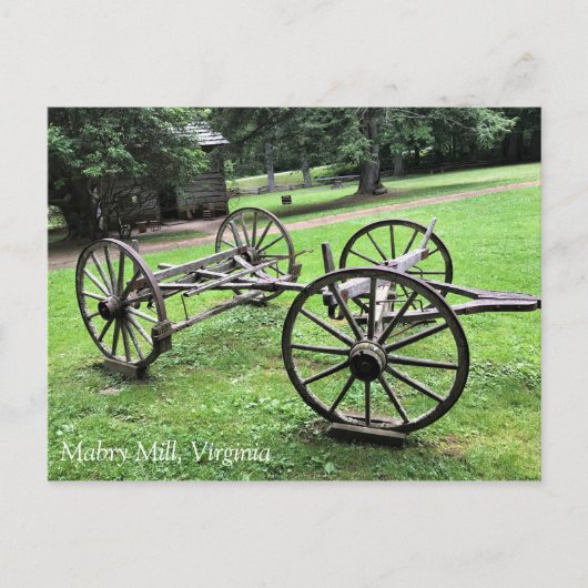 Appalachian Lifestyle in Mabry Mill, Virginia Briefkaart (Voorkant)