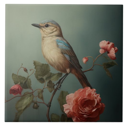 Appalachian Morning Bird Tegeltje (Voorkant)