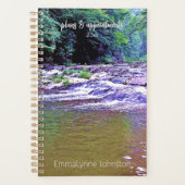 Appalachian Mountain Creek Aangepast wekelijks Planner (Voorkant)