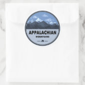Appalachian Mountains Camping Ronde Sticker (Tas)