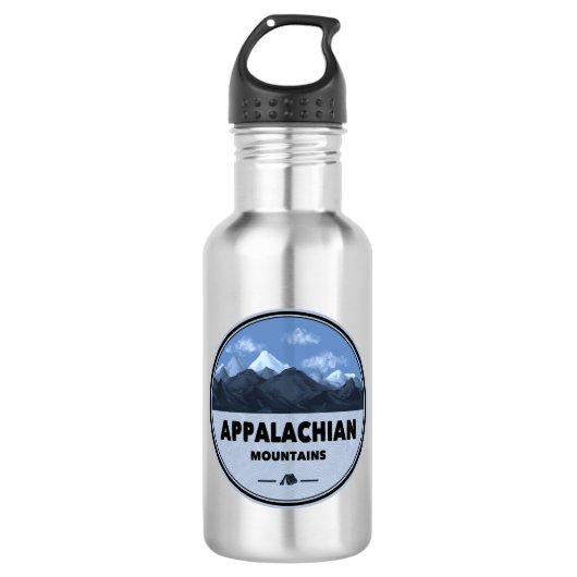 Appalachian Mountains Camping Waterfles (Voorkant)