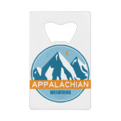 Appalachian Mountains Creditkaart Flessenopener (Voorkant)