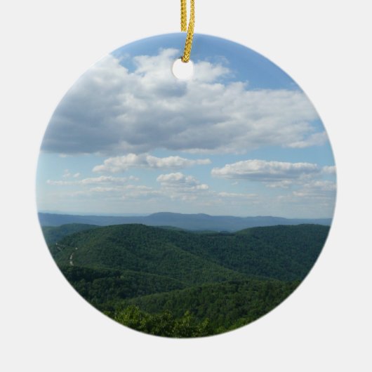Appalachian Mountains I Keramisch Ornament (Voorkant)