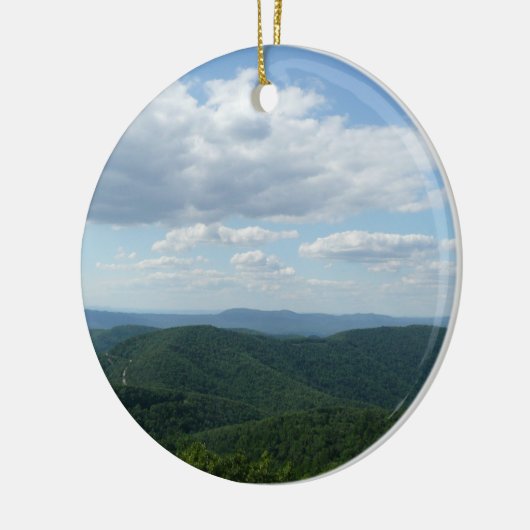 Appalachian Mountains I Keramisch Ornament (Links)