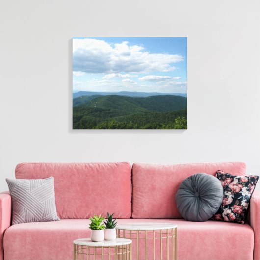 Appalachian Mountains I Shenandoah Canvas Afdruk (Insitu (Woonkamer))
