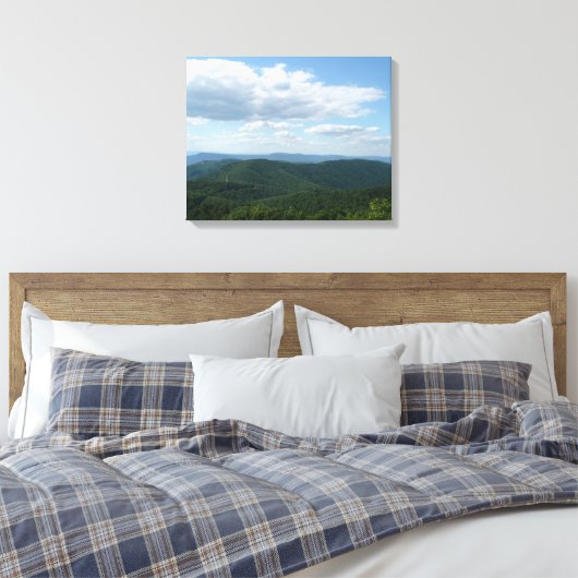 Appalachian Mountains I Shenandoah Canvas Afdruk (Insitu (Slaapkamer))