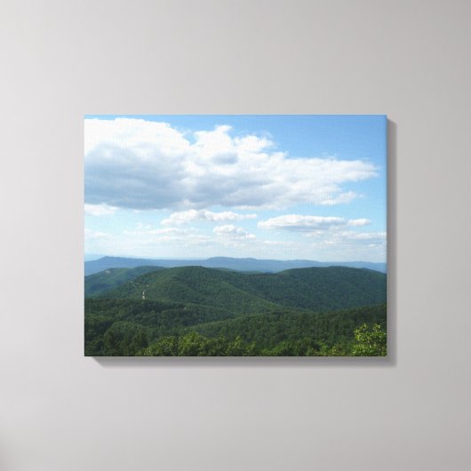 Appalachian Mountains I Shenandoah Canvas Afdruk (Voorkant)
