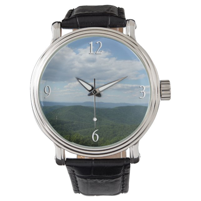 Appalachian Mountains I Shenandoah Horloge (Voorkant)