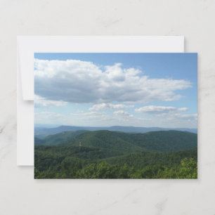Appalachian Mountains I Shenandoah Kaart