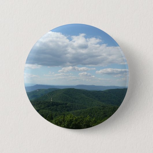 Appalachian Mountains I Shenandoah Ronde Button 5,7 Cm (Voorkant)