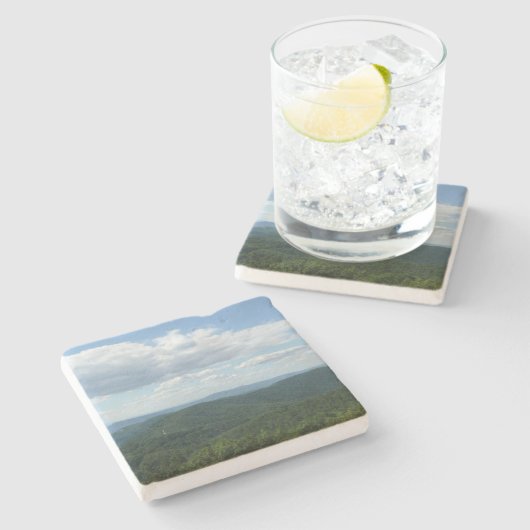 Appalachian Mountains I Shenandoah Stenen Onderzetter (Zijkant)