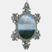Appalachian Mountains I Shenandoah Tin Sneeuwvlok Ornament (Links)