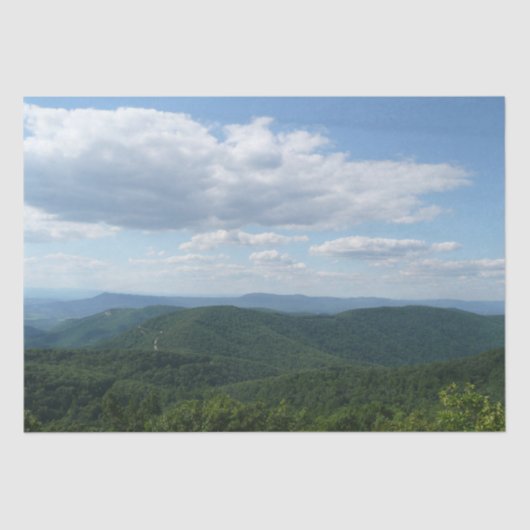 Appalachian Mountains I Shenandoah Tissuepapier (Voorkant)